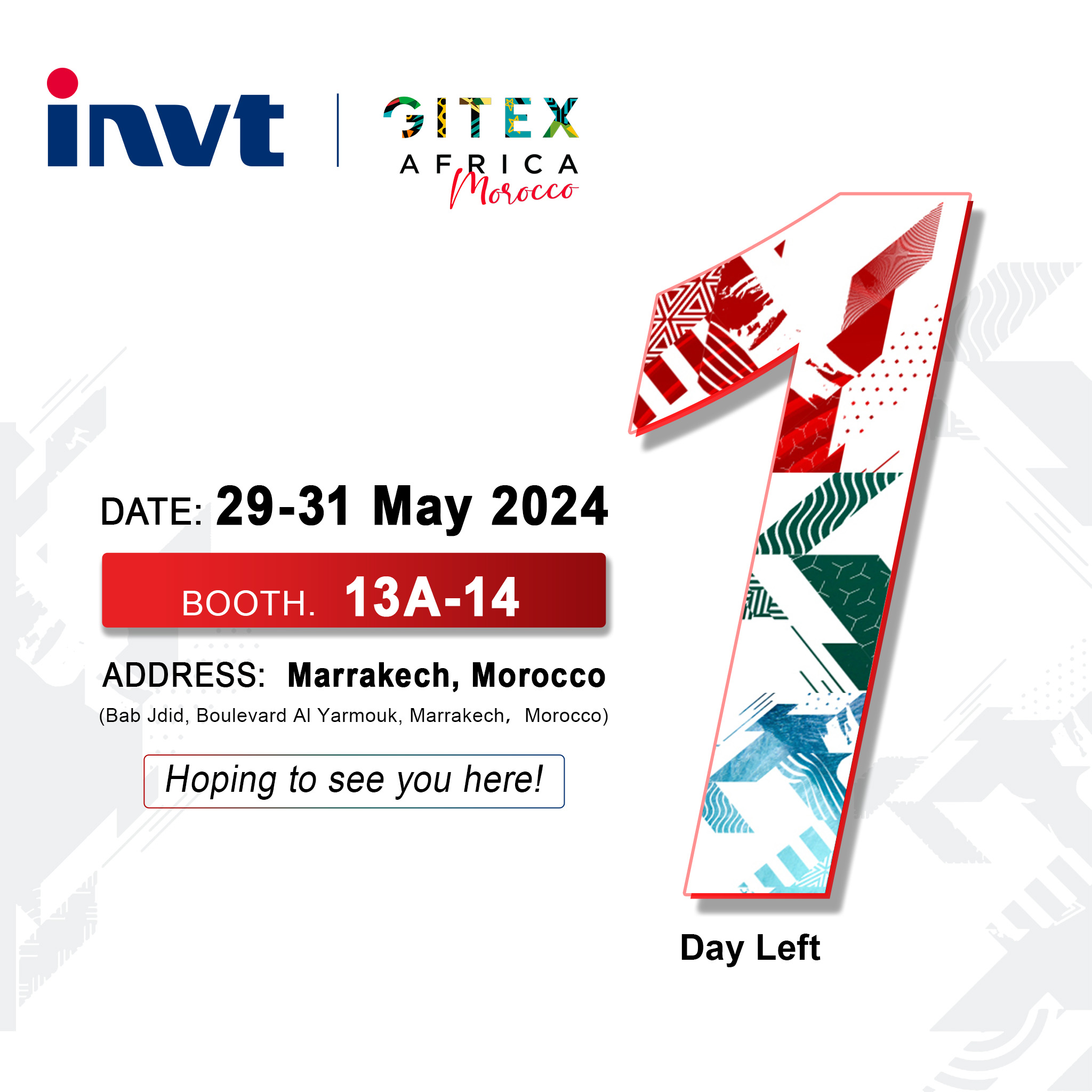 Interact with INVT team at GITEX AFRICA 2024 tomorrow!-INVT Network Power